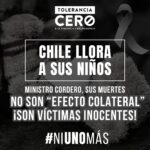 Ministro Cordero, @luiscorderovega , son siete víctimas inocentes en solo seis semanas, que hoy Chile llora. La delincuencia desatada quiebra nuestra sociedad, destruye familias. ¡Hasta cuando!